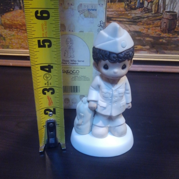 🆕 Vtg 1991 Military Hero Figure Precious Moments ❤️ 90s Bless Those Who Serve - Picture 8 of 11